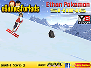 Ethan Pokemon Skiing